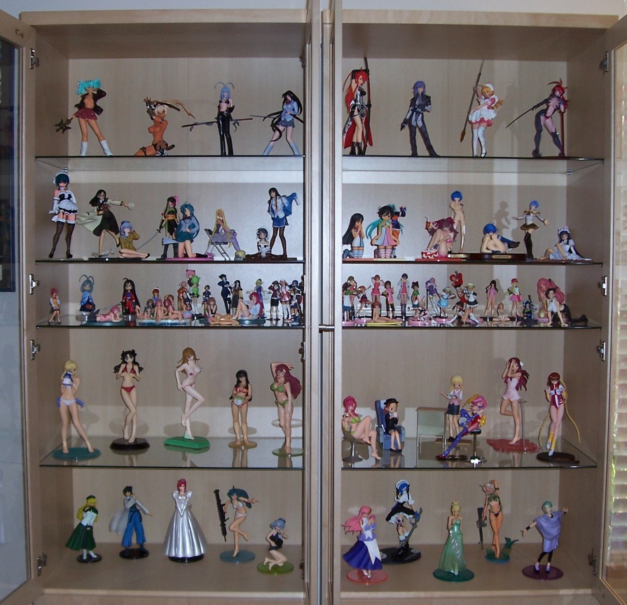 anime figure display cabinet